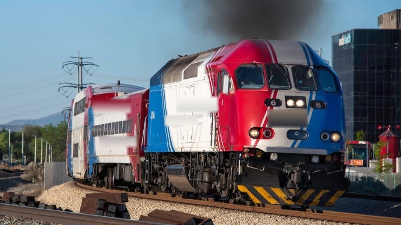 Passenger rail locomotive